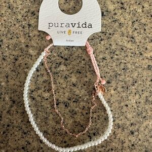 Pura Vida White and Pink Earrings with Elegant Design